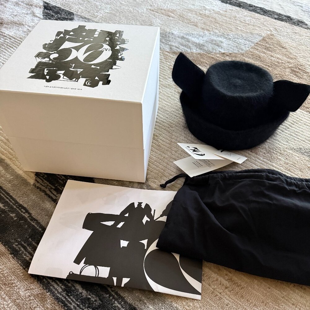 ✨ Philip Treacy x ZARA Limited Edition “Cat Ears” Hat | New | Rare - Picture 11 of 11